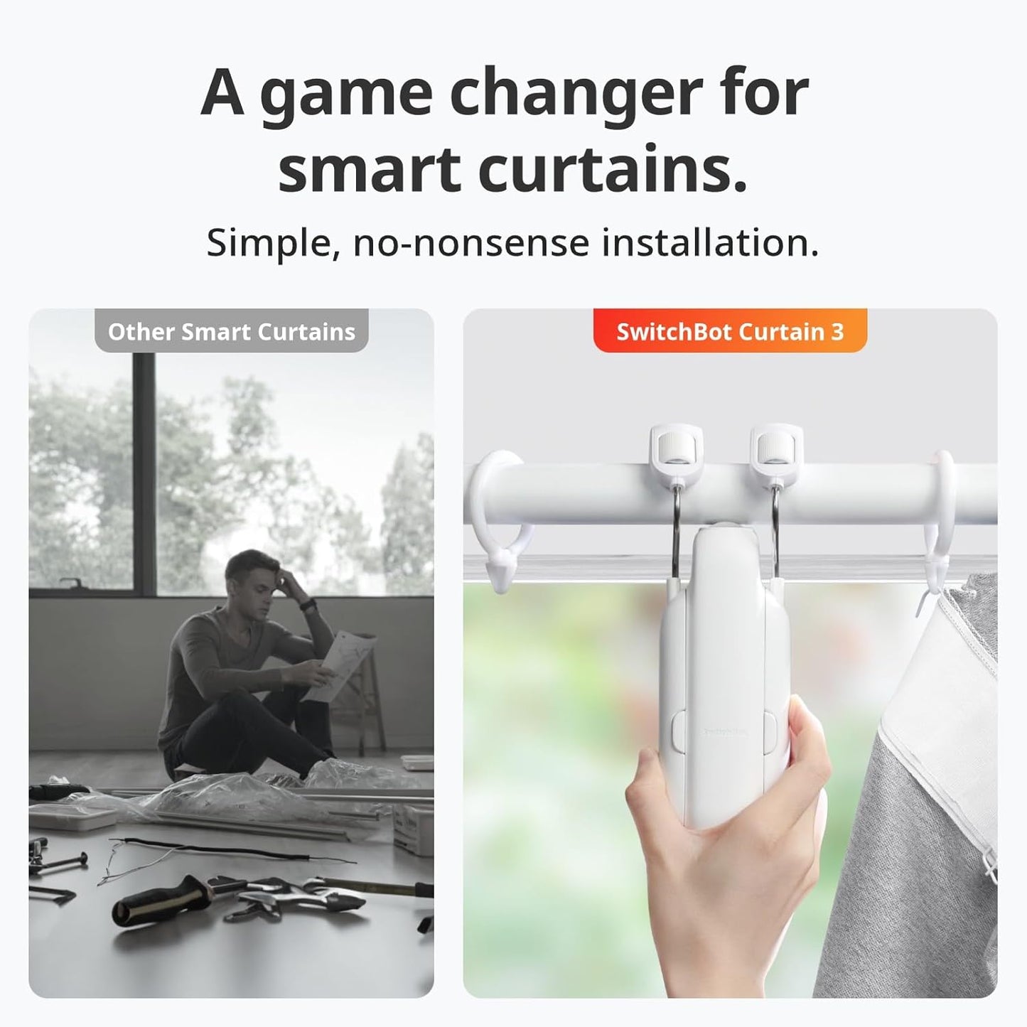 🚦Last Day For Clearance✨ SwitchBot Automatic Curtain Opener