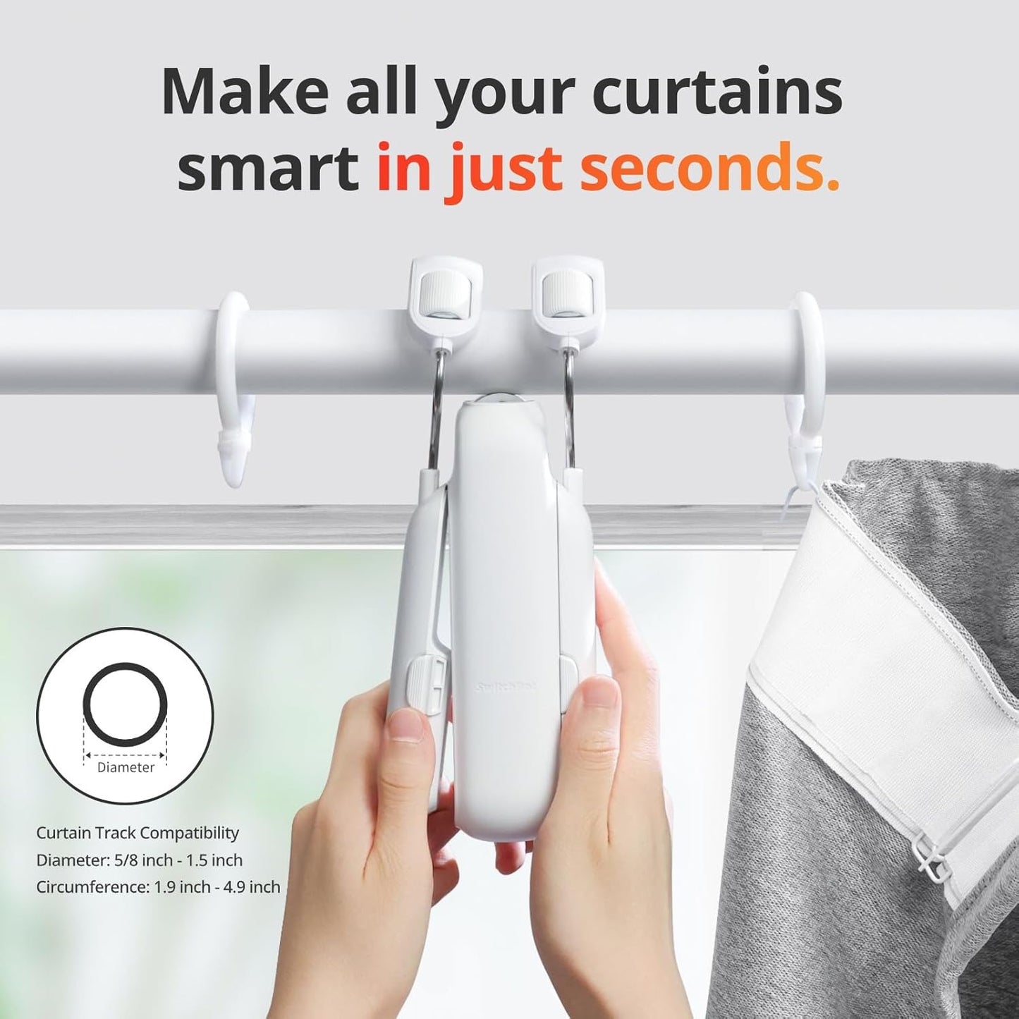 🚦Last Day For Clearance✨ SwitchBot Automatic Curtain Opener